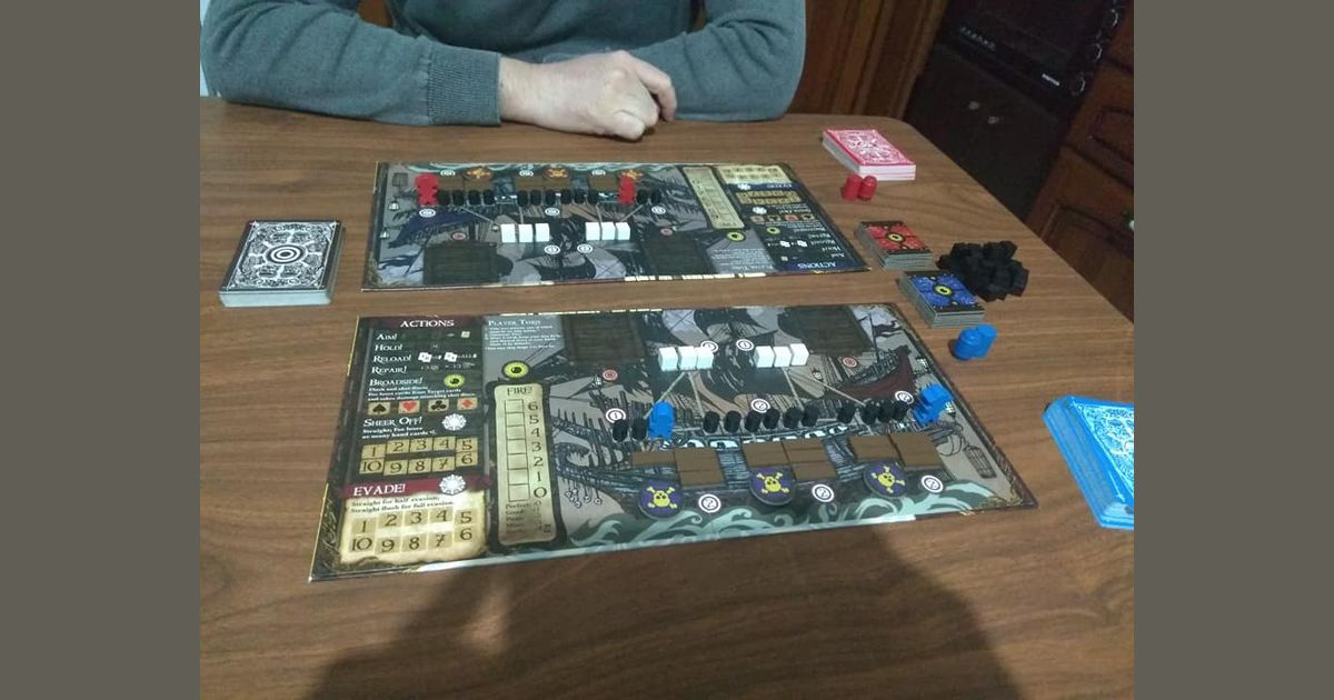 Merchants and Marauders Broadsides game ready to play