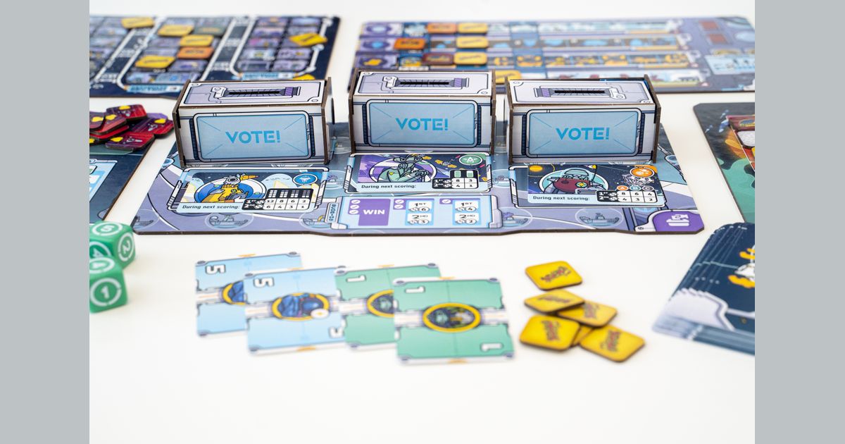 Merchants of Andromeda game components