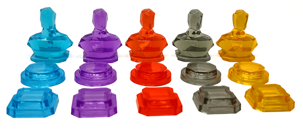 Metrorunner player figures and reputation tokens