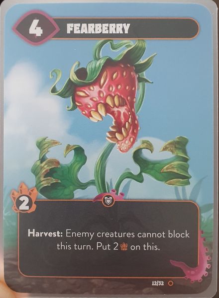 Mindbug Battlefruit Kingdom creature card close-up