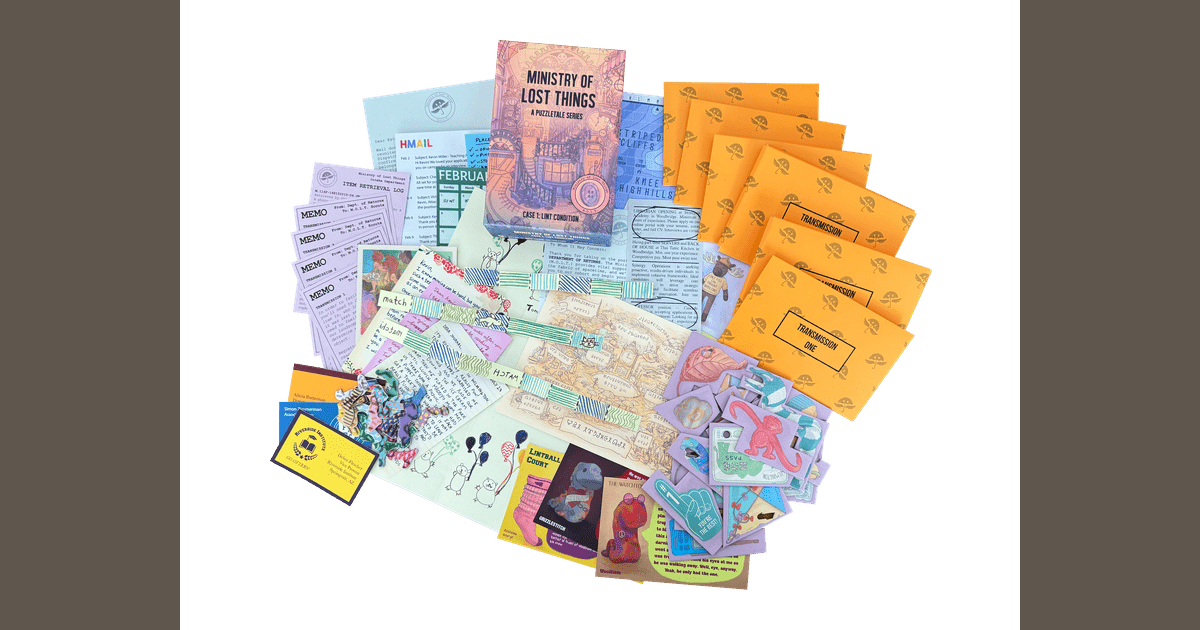 Ministry of Lost Things illustrated case components