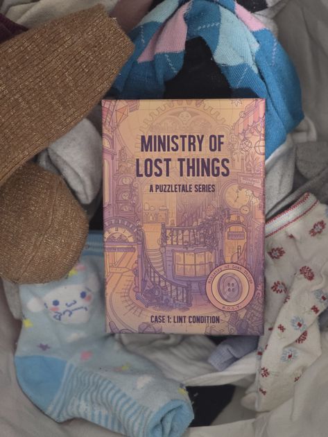Whimsical Ministry of Lost Things puzzle artifacts