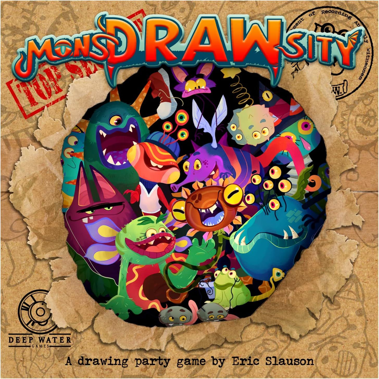 MonsDRAWsity: Top Secret box art
