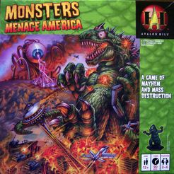 Monsters Menace America box art