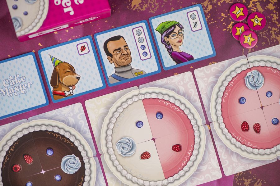 Mooncake Master cards arranged during play
