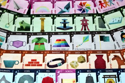 Close view of Mottainai multi use cards