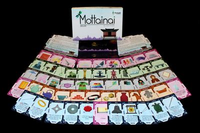 Mottainai cards arranged as works helpers and materials