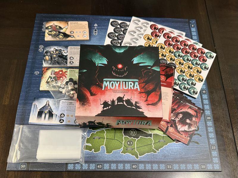 Moytura complete board game contents