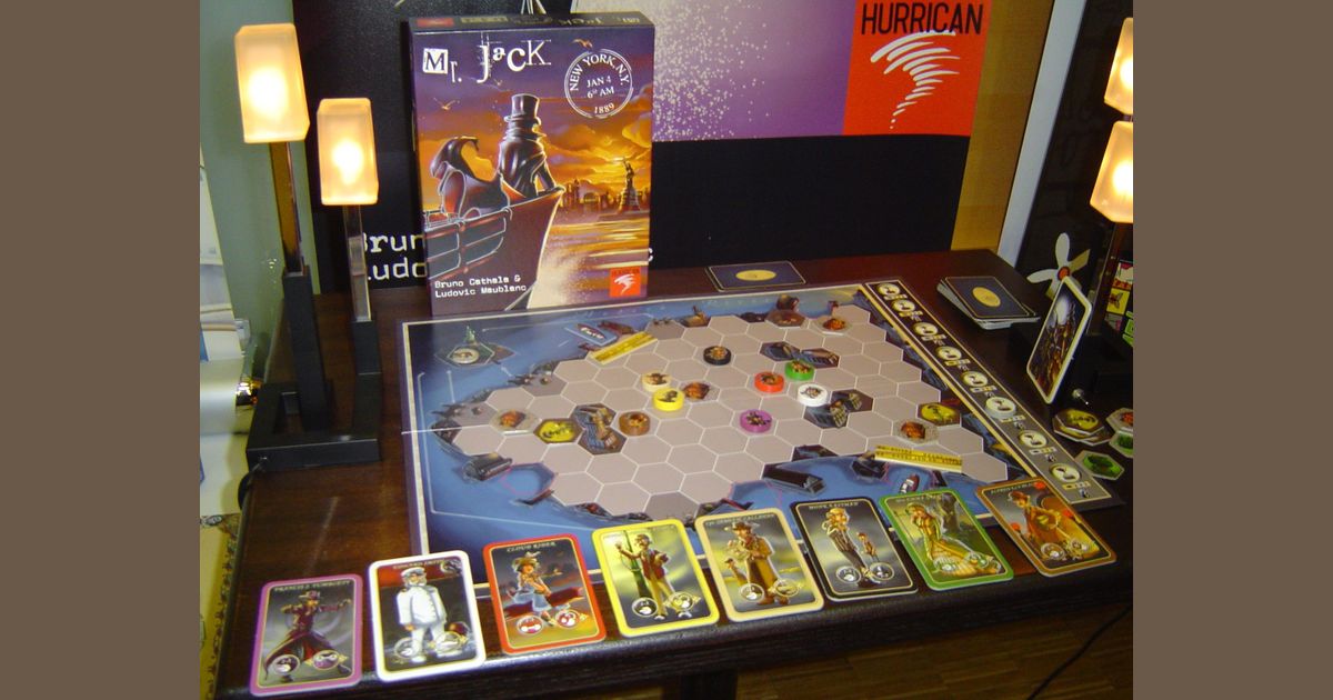Mr Jack in New York game components