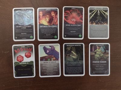 Munchkin Critical Role monster and curse cards
