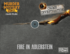 Murder Mystery Party Case Files: Fire In Adlerstein box art
