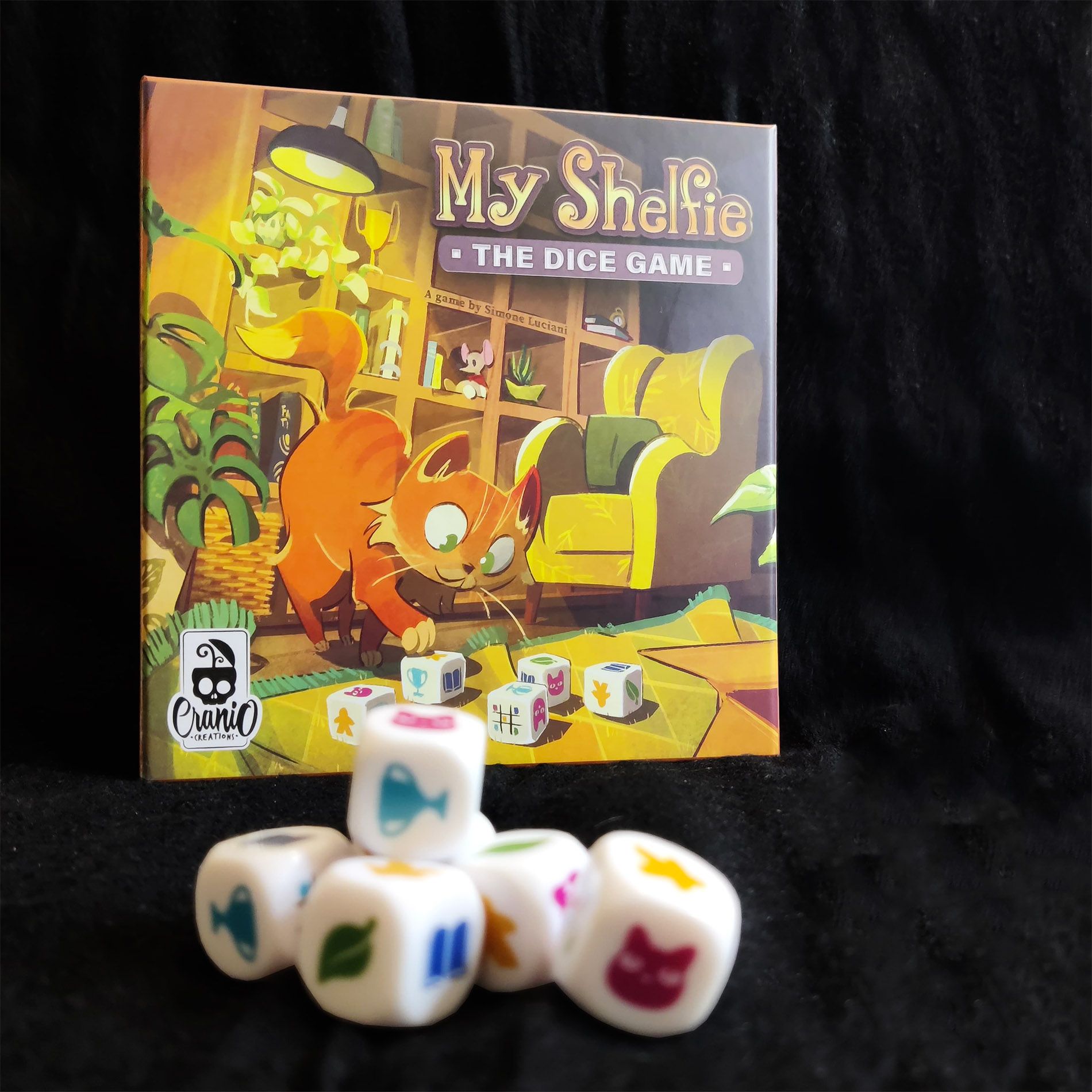 My Shelfie The Dice Game boards dice and markers