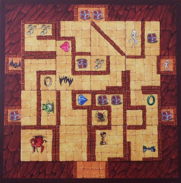 Mysterious Dungeons finished tile labyrinth