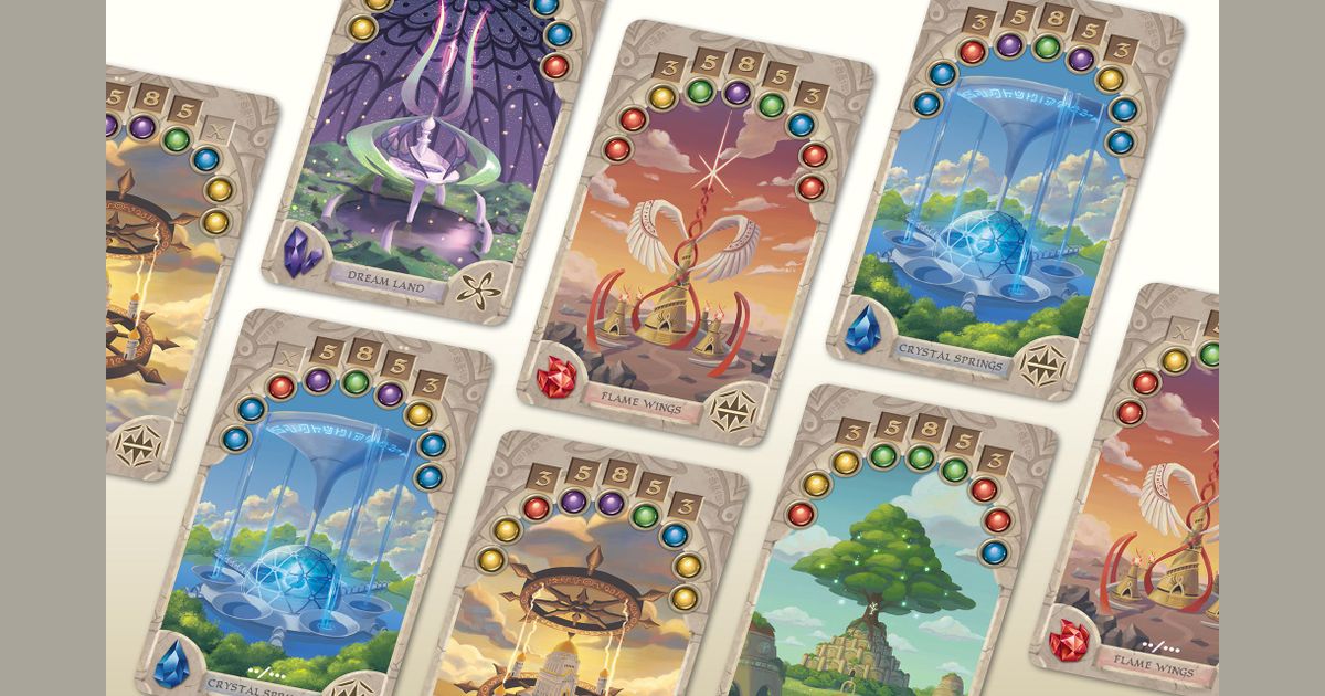 Mystery of the Temples board setup