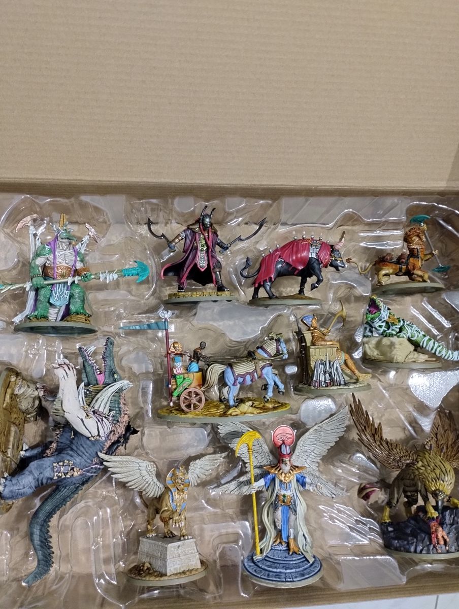 Painted Mythic Battles Isfet miniature collection