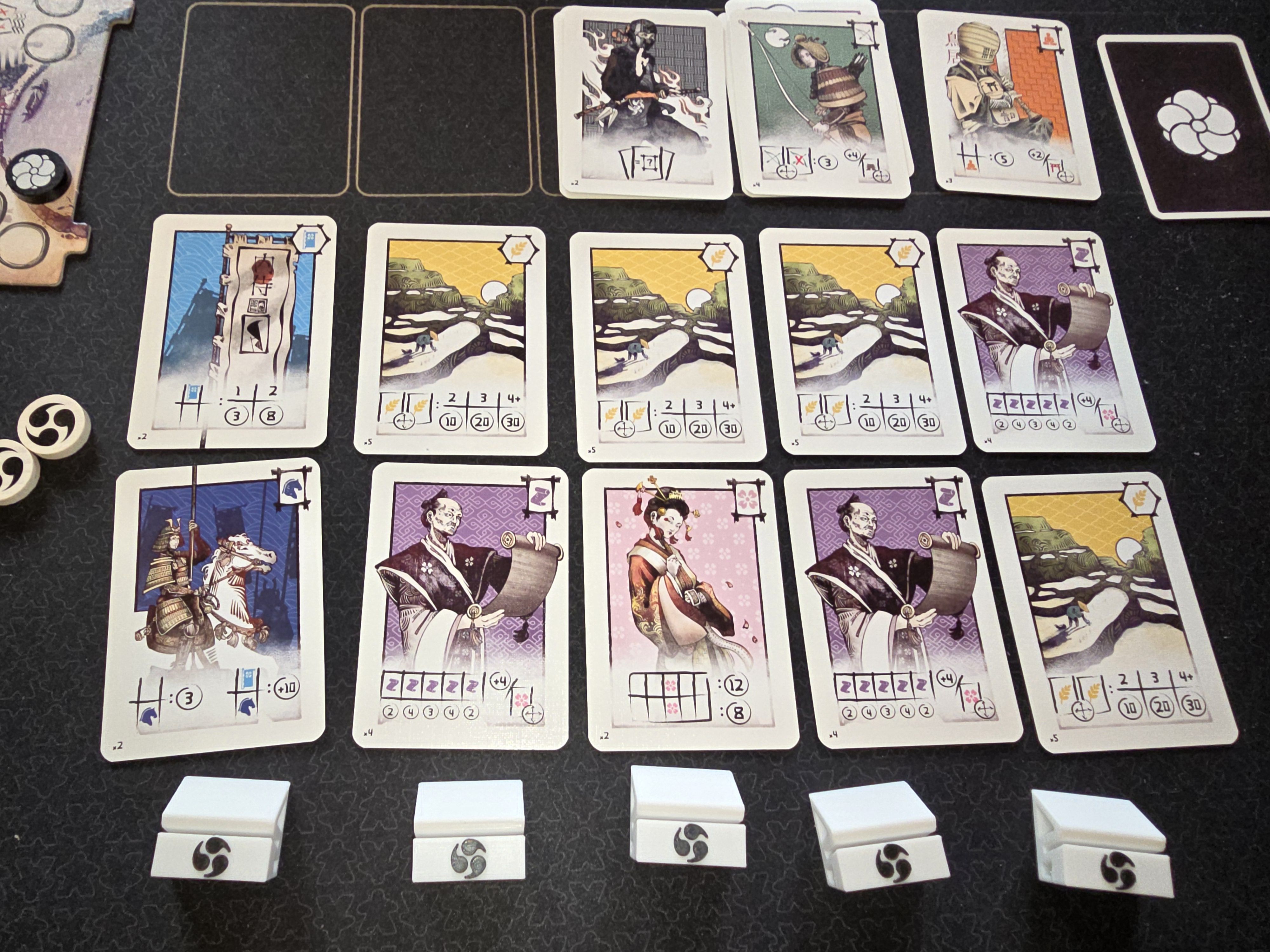 Naishi end game two row card layout