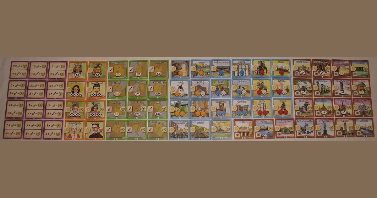 Nations The Dice Game colorful dice resources and tiles