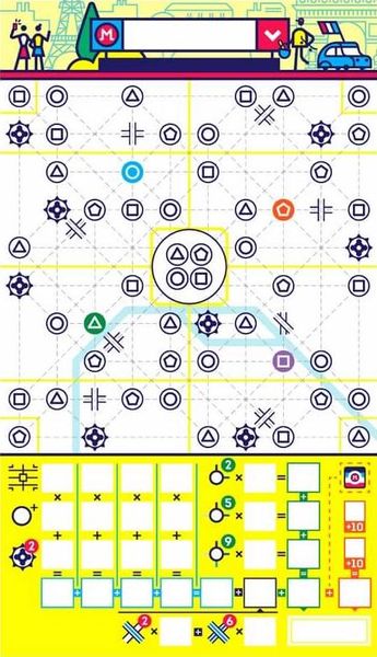 Completed Next Station Paris map sheet