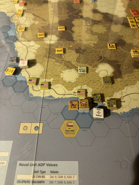 Next War Iran map position around a captured port