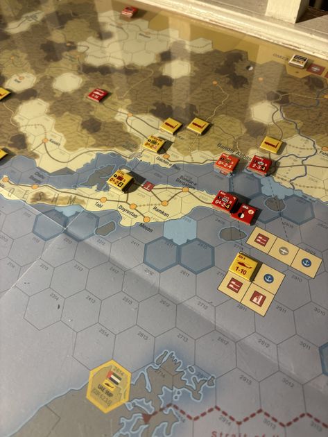 Next War Iran operational map with counters