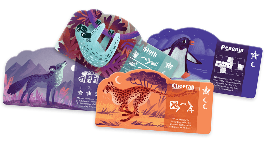 Animal pieces from Night at the Zoo