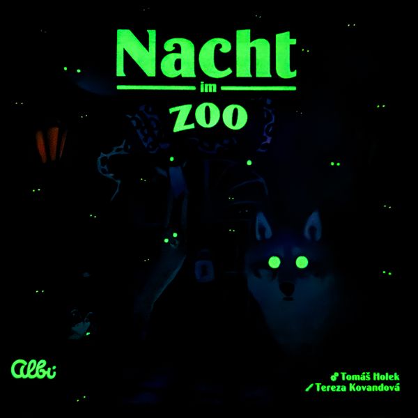 Night at the Zoo glowing components in darkness