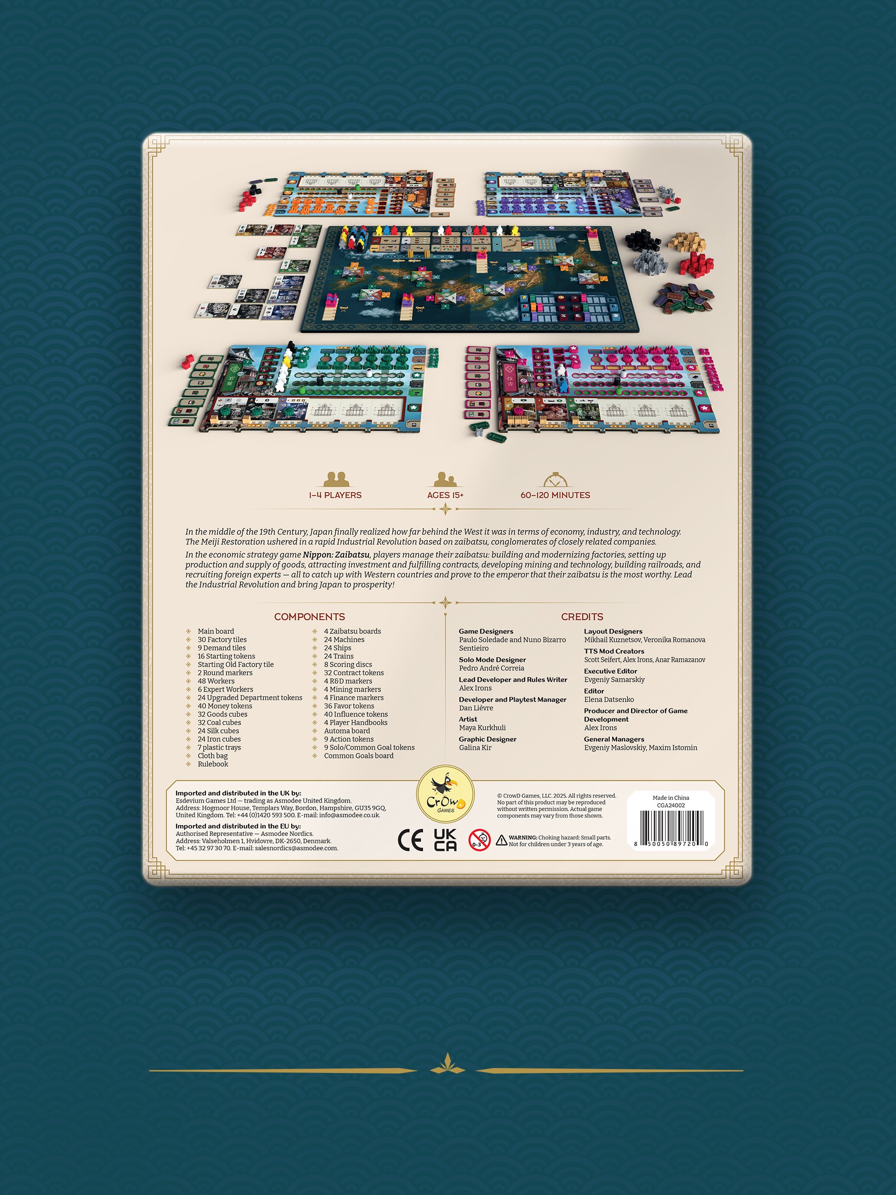 Nippon Zaibatsu box back