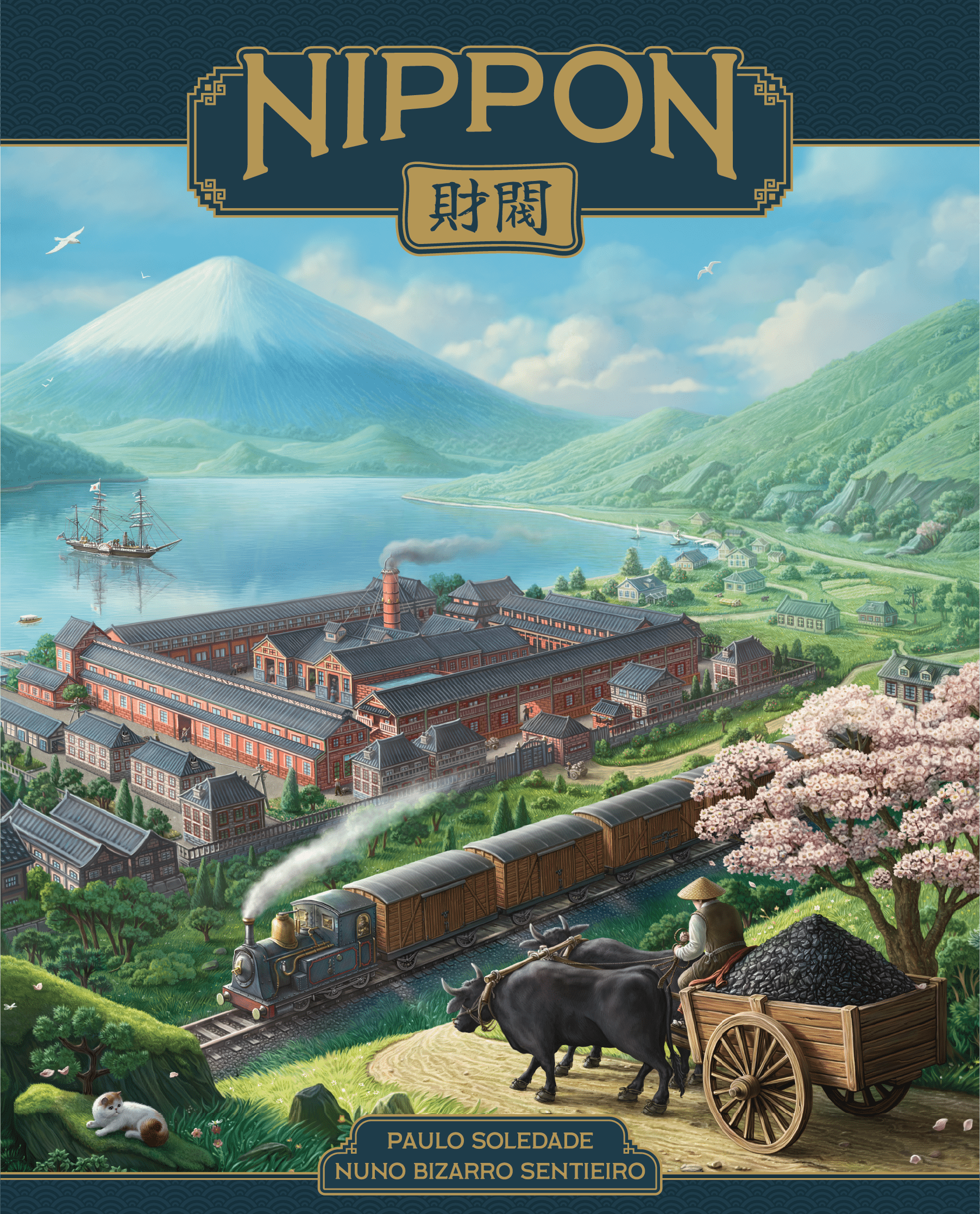 Nippon Zaibatsu illustrated cover