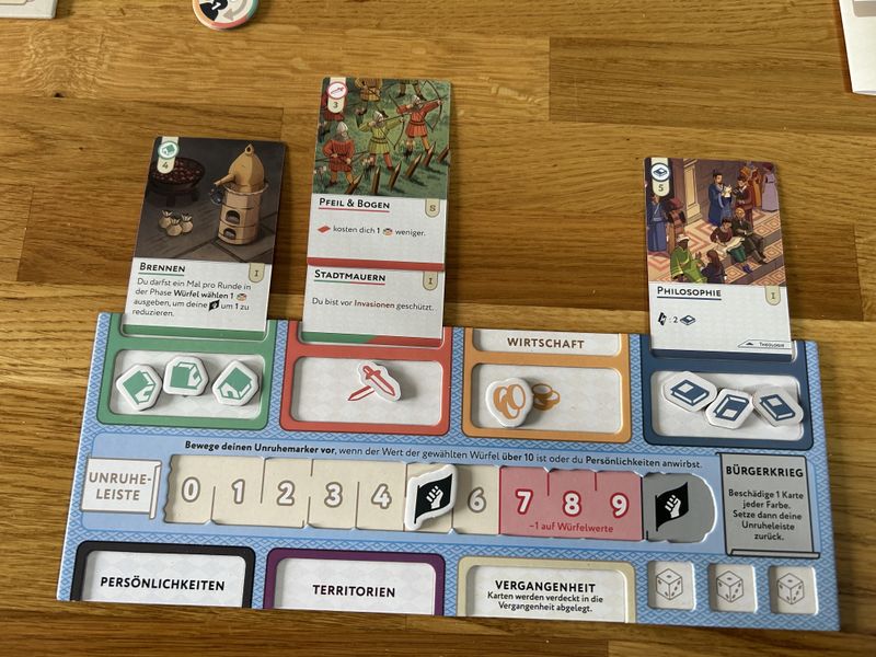Nova Era civilization tableau in play
