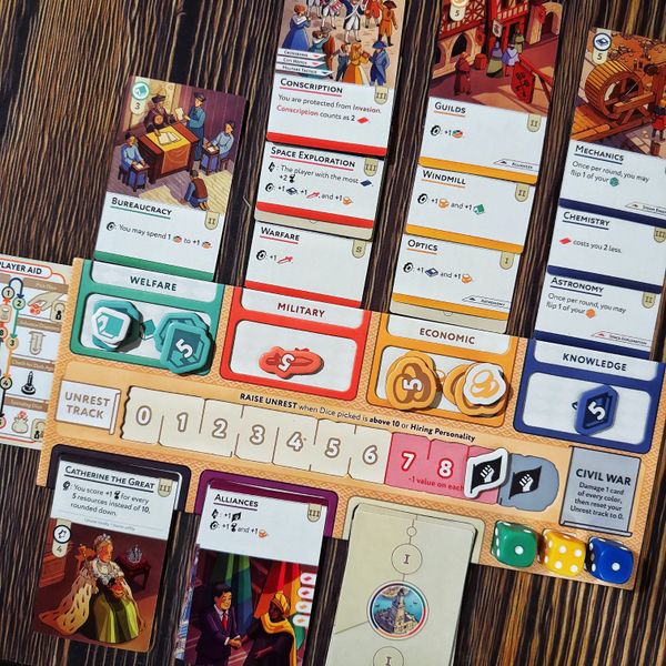 Nova Era shared display and game components