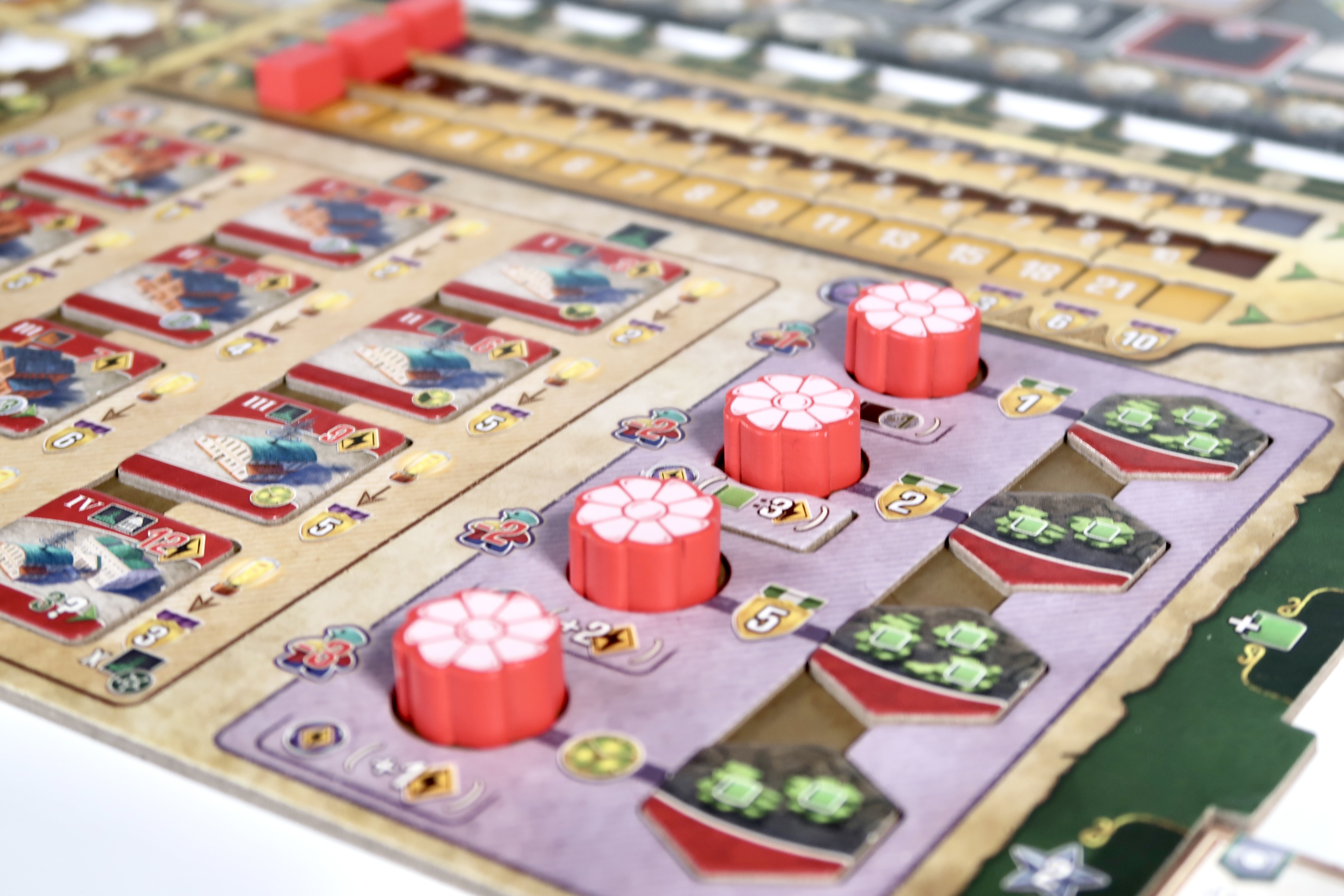 Nucleum board game in progress