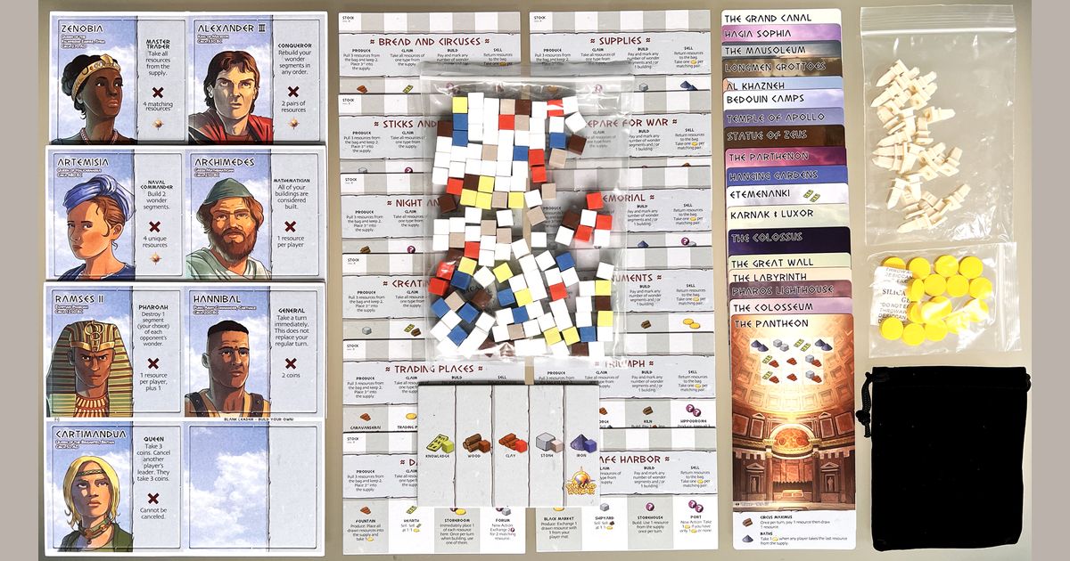 One Card Wonder complete components