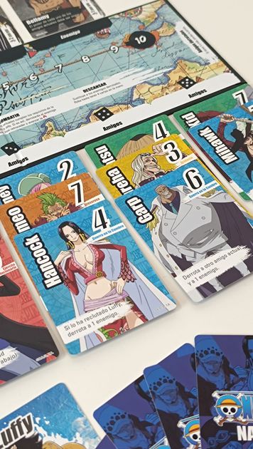 One Piece Nakama character and enemy cards