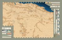 Operation Theseus mounted Gazala campaign map