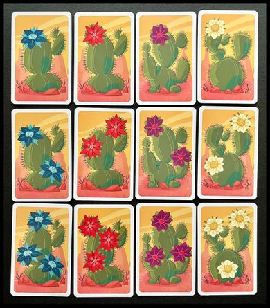 Ouch cactus card fronts