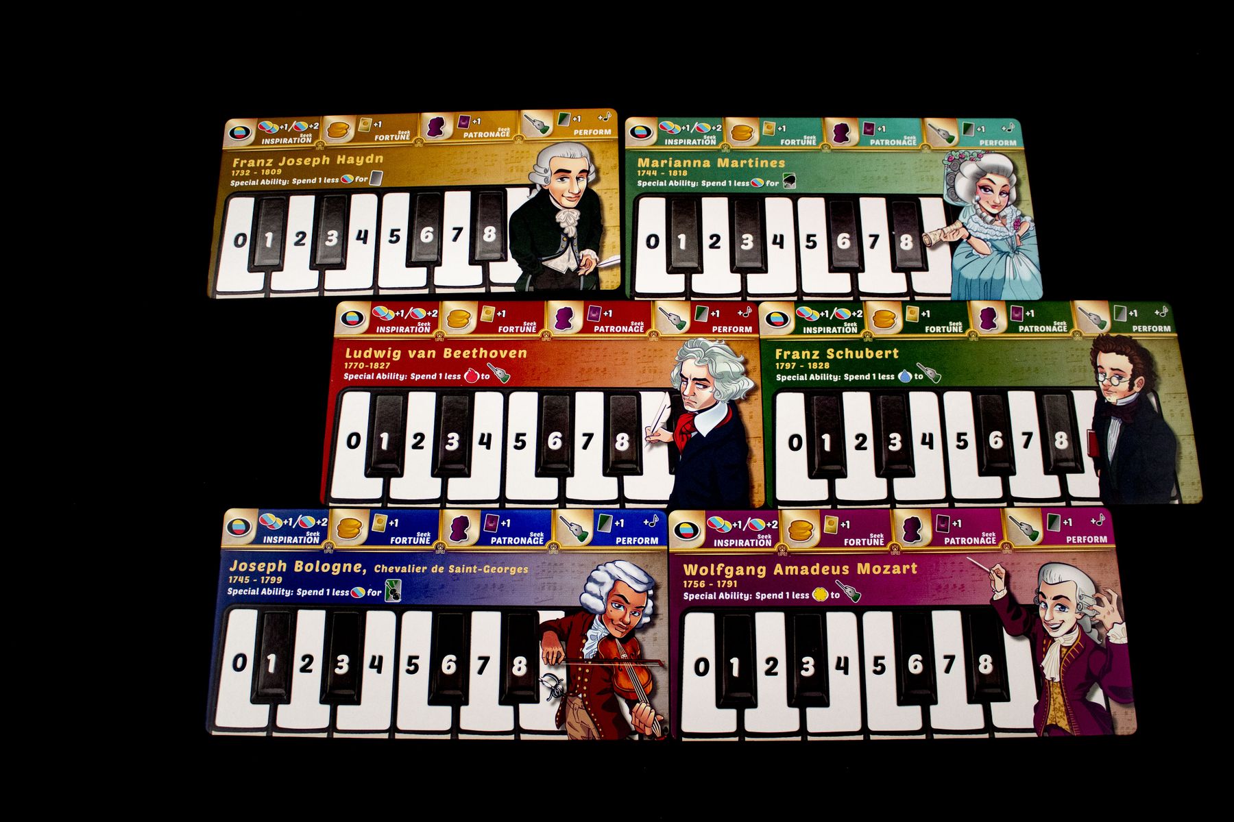 Ovation composer player boards
