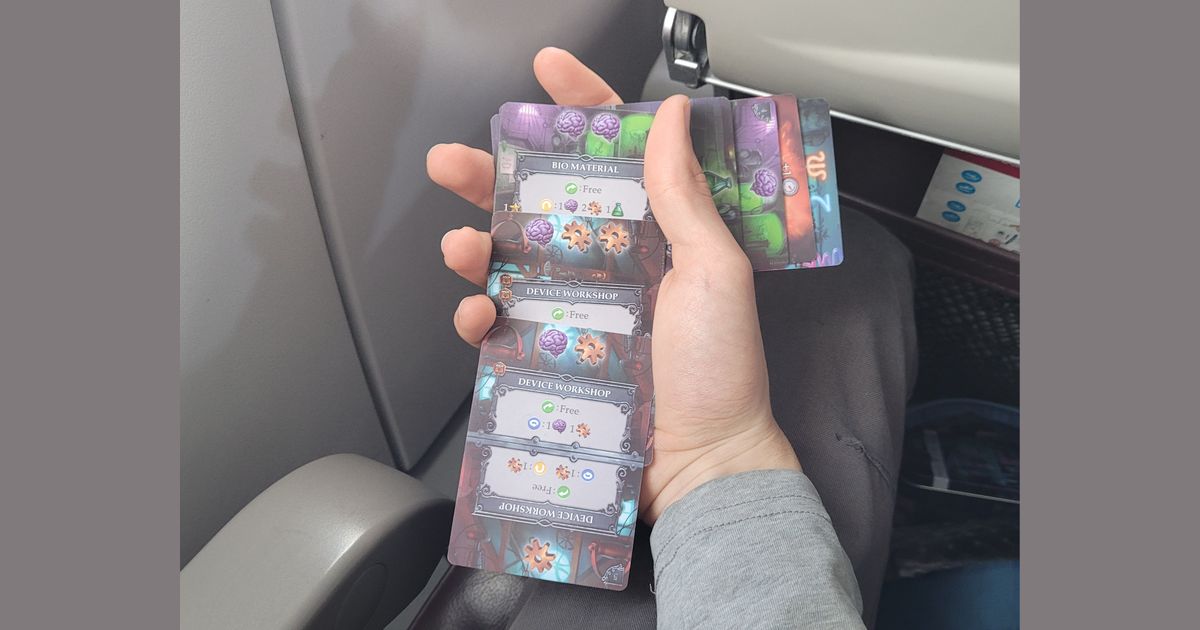 Palm Laboratory being played in one hand
