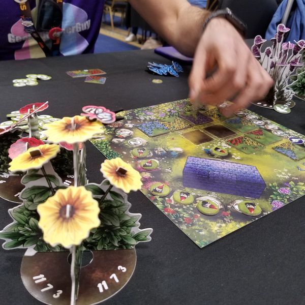 Papillon board game tabletop garden