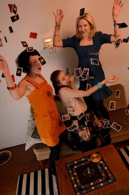 People playing Party Alias in teams