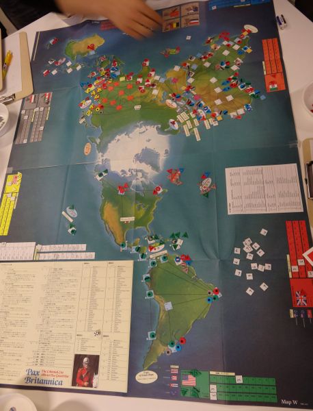 Pax Britannica game in progress