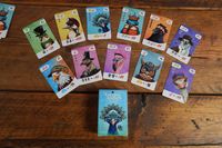 Selection of Peacock bird cards