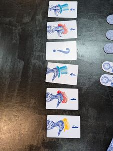 Petiquette cards and game components