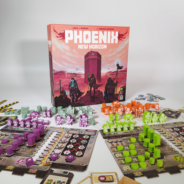 Phoenix New Horizon board game components