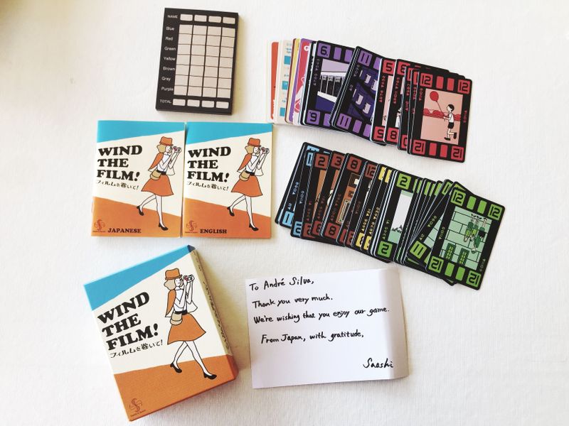 Photograph board game cards and components