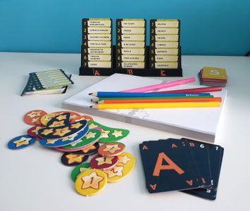 Pictomania Second Edition game components