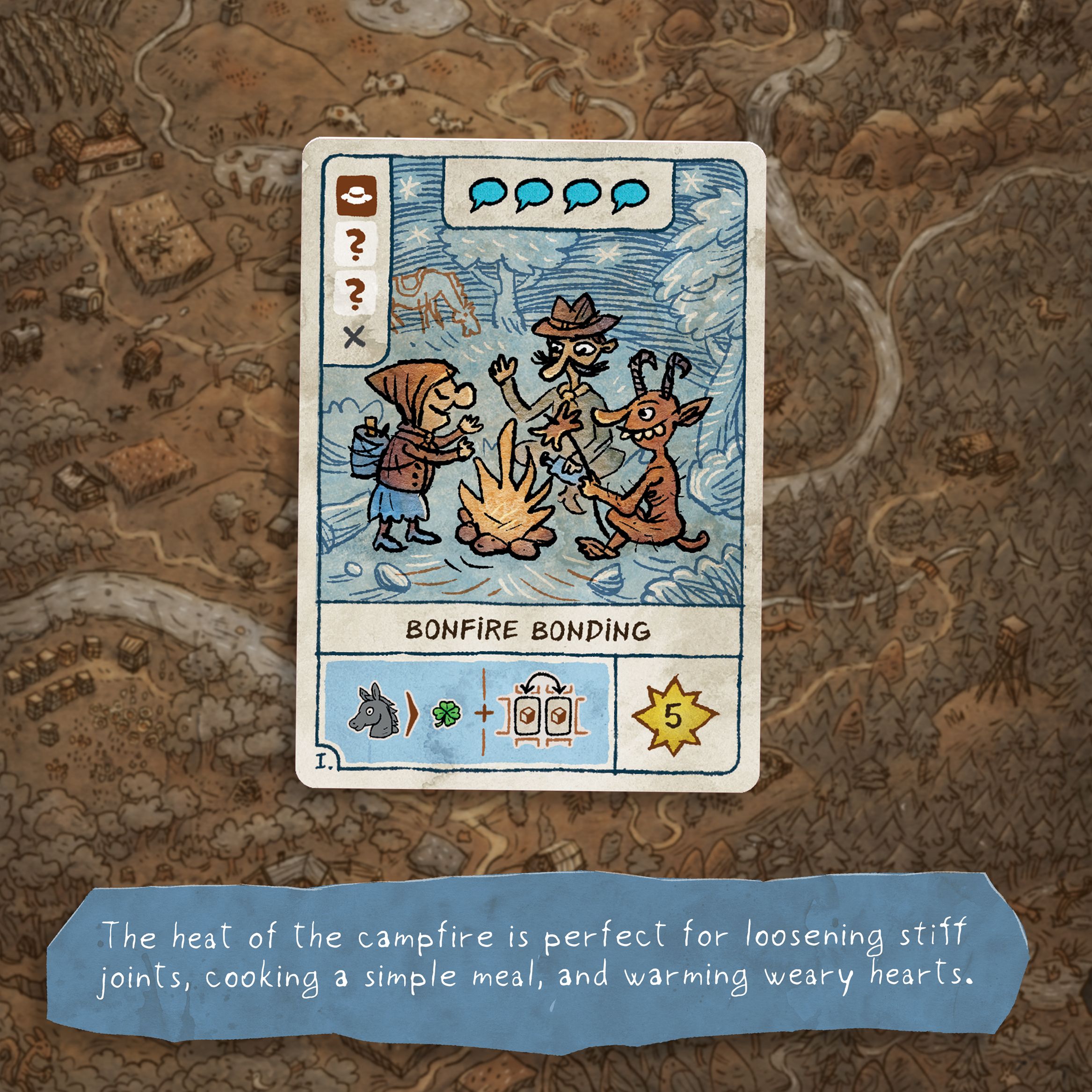 Pilgrims Curious Adventures illustrated cards