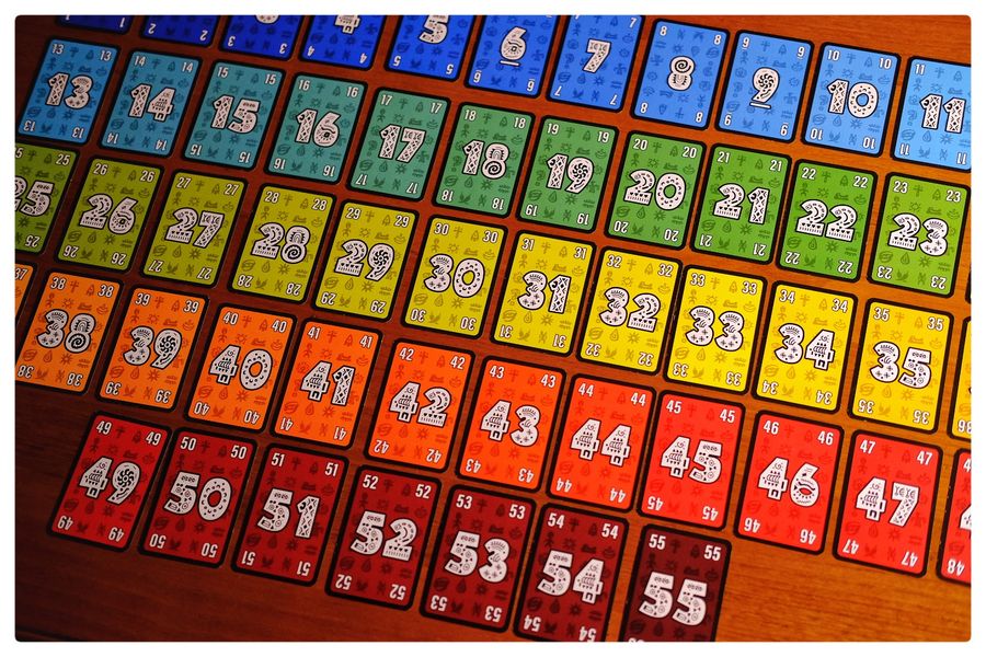 Pili Pili numbered playing cards