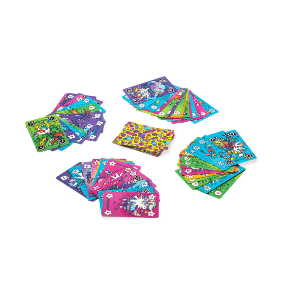 Piñatas card game set up for play