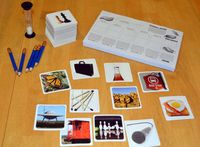 Contents of the Pluckin Pairs board game