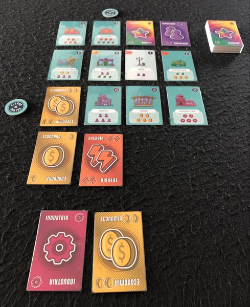 Point City solo game in progress